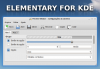 Elementary for KDE (QTCurve)