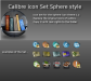 Calibre Sphere icon Set