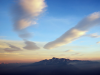 Pizzo Formico, clouds and sunset  