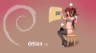 Debian tan wheezy wallpaper