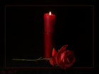 Rose And Candle