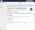 TinyMCE for owncloud