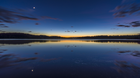 Nature Lake Sunset (3840x2160)