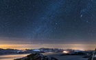 Nature Mountain Galaxy (2560x1600)