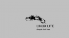 LinuxLite Gray with black dreamy image