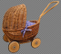 Wooden Toy Stroller