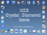 Crystal Diamond Icons