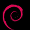 Rotating Debian Logo